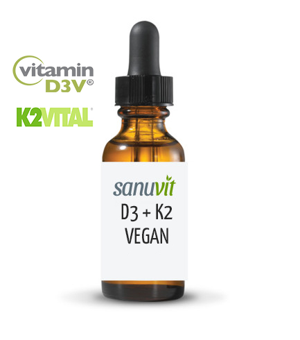 D3 + K2 flüssig vegan 