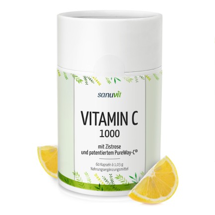 Vitamin C 1000- mit Zistrose und patentiertem PureWay-C ® 